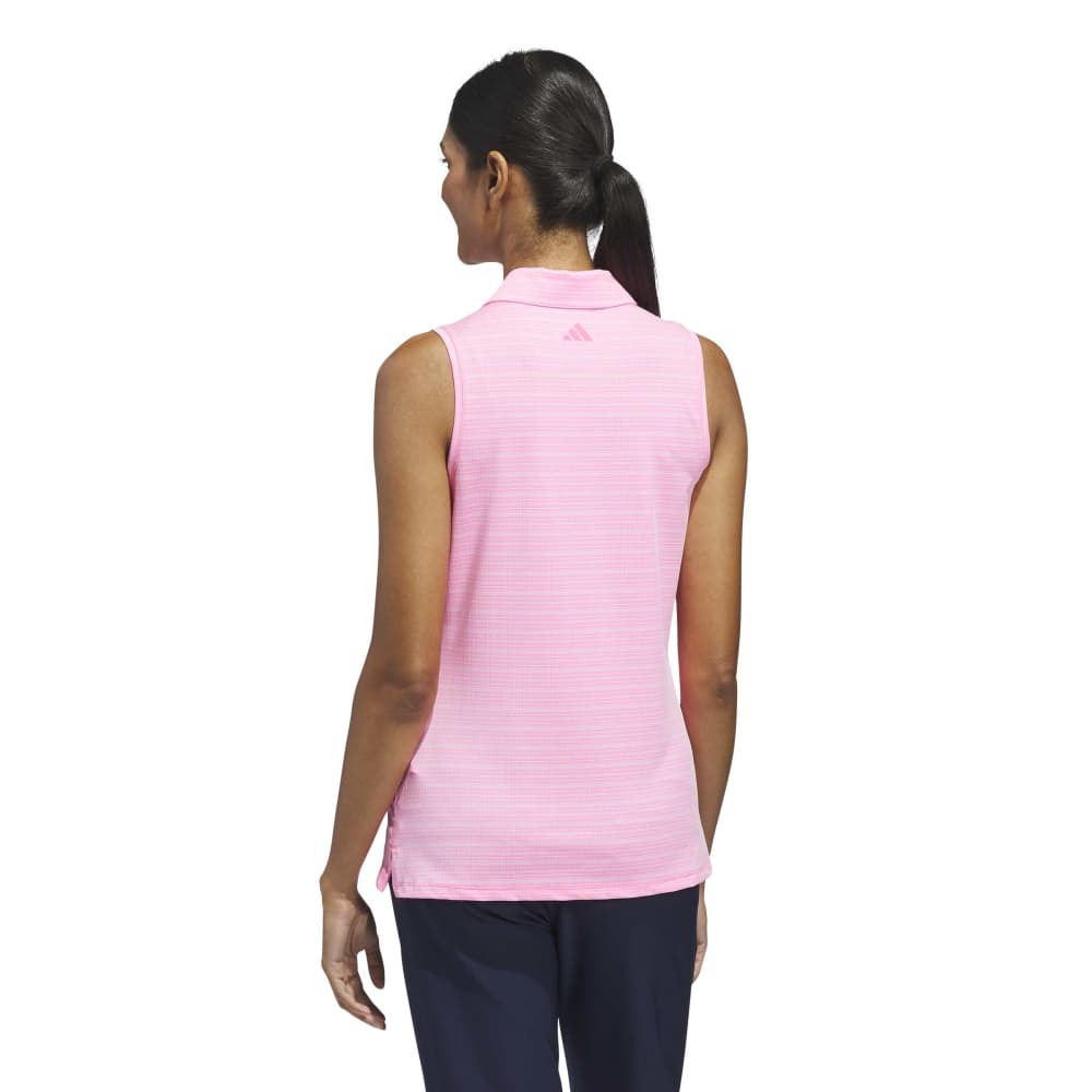 Adidas Ultimate365 Jacquard Sleeveless Ladies Polo