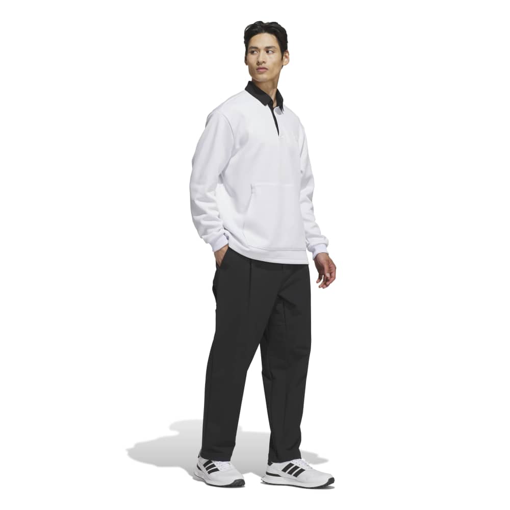 Adidas Long Sleeve Knit Sweat Polo