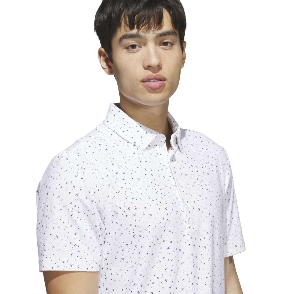 Adidas Ultimate365+ Climacool Butterspun Break Out Print Polo
