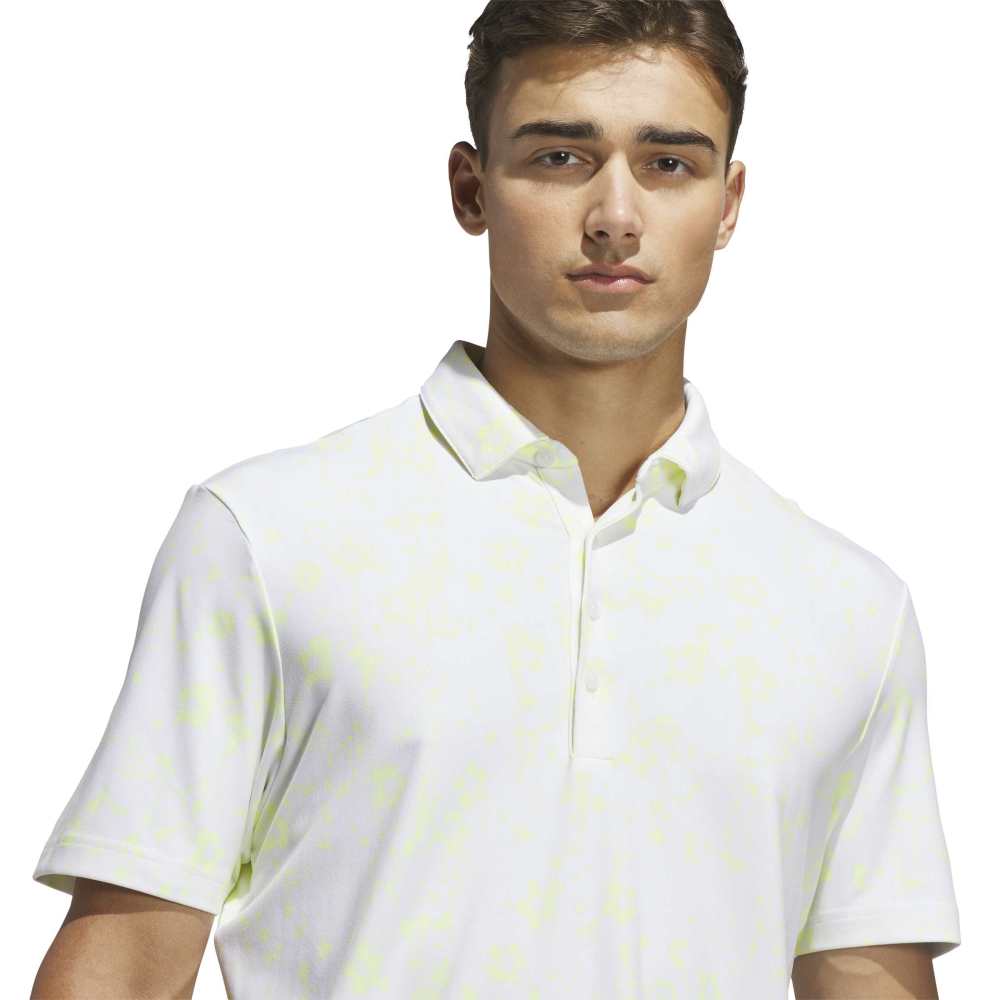 Adidas Ultimate365+ Climacool Butterspun Mighty Blossom Print Polo