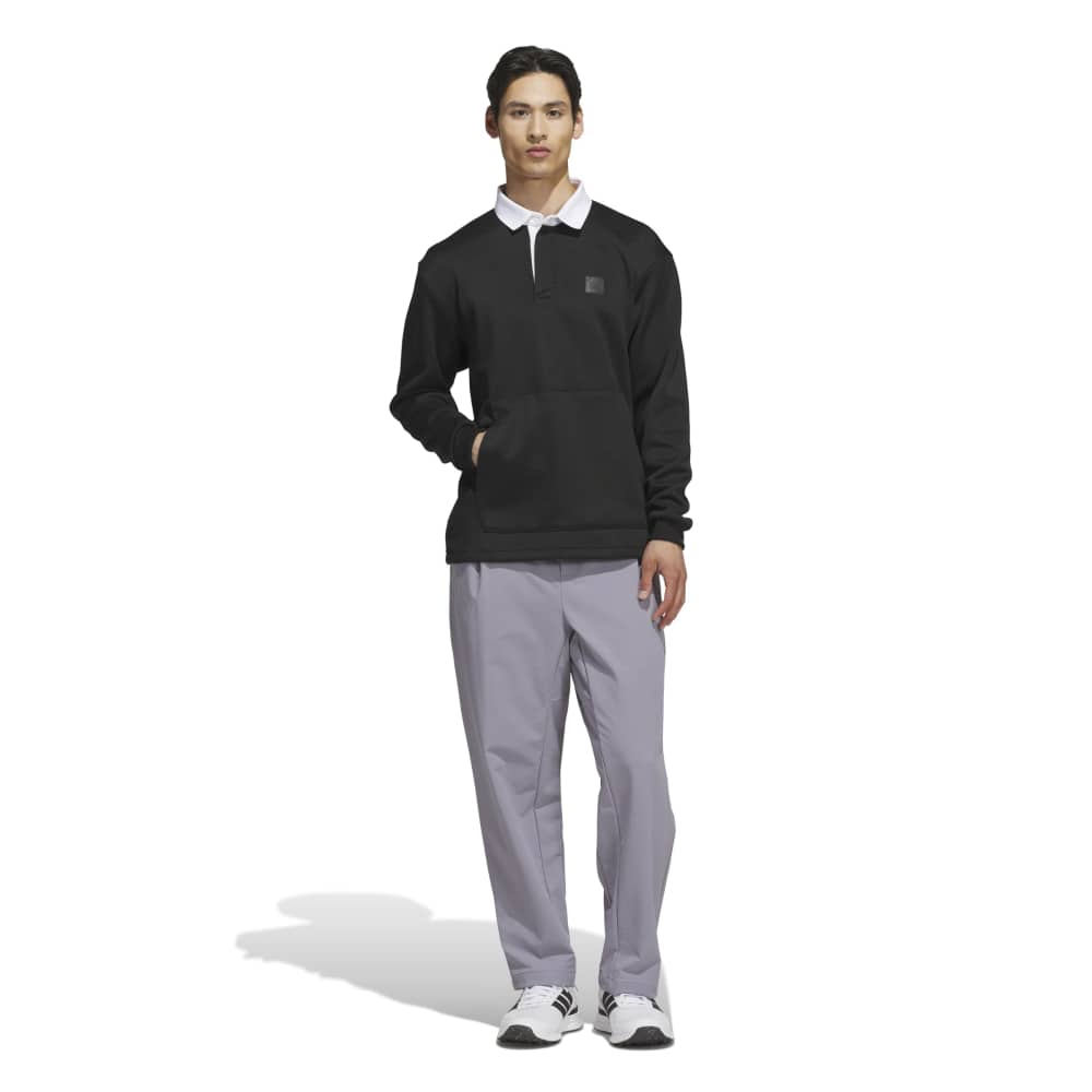 Adidas Long Sleeve Knit Sweat Polo