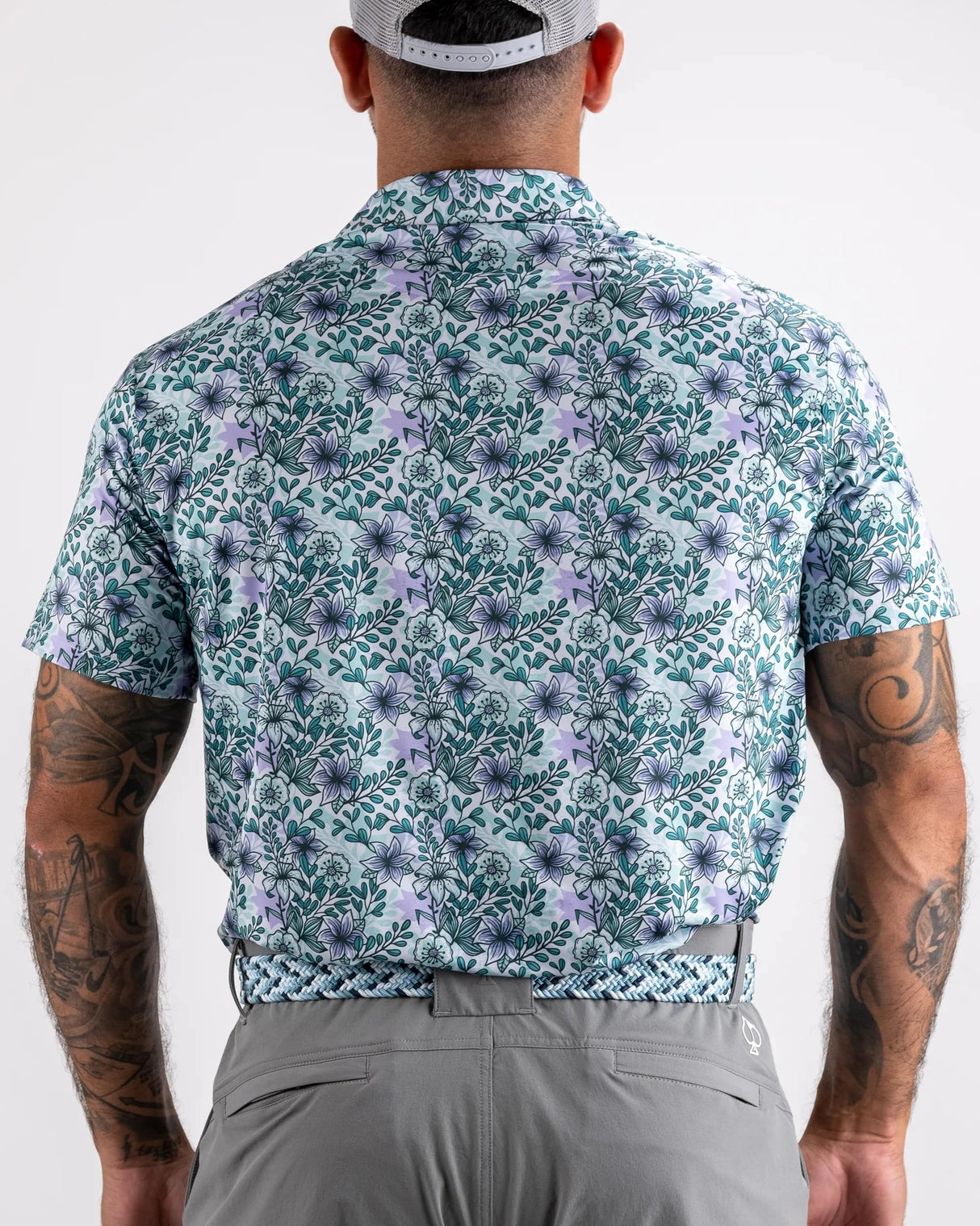Pins & Aces Fresh Floral Polo