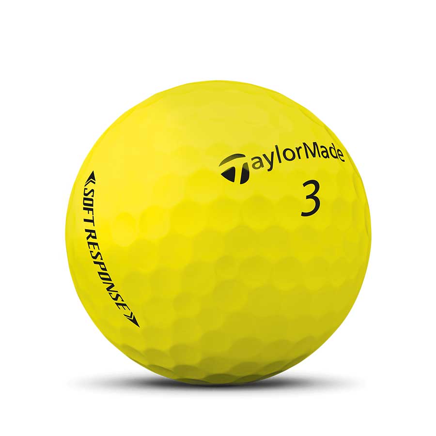 TaylorMade 2022 Soft Response Golf Balls - Yellow