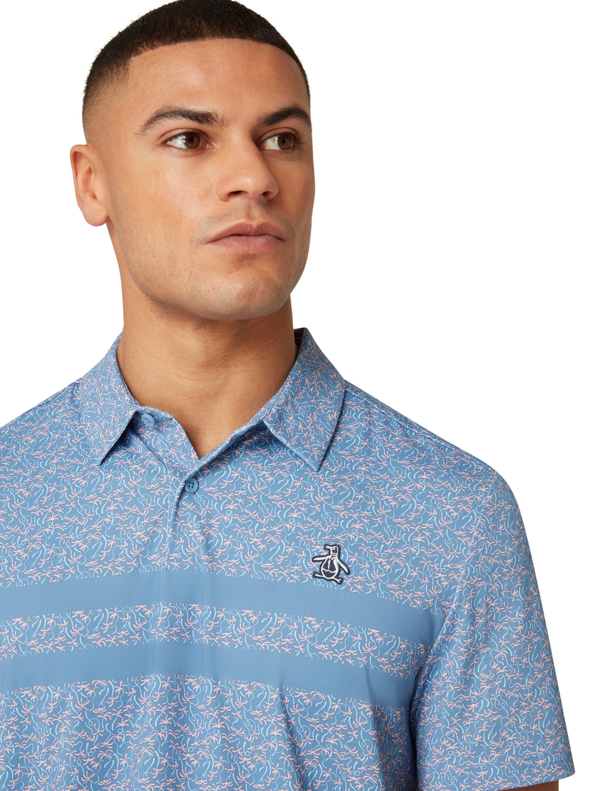 Original Penguin Engineered Novelty Stripe Polo