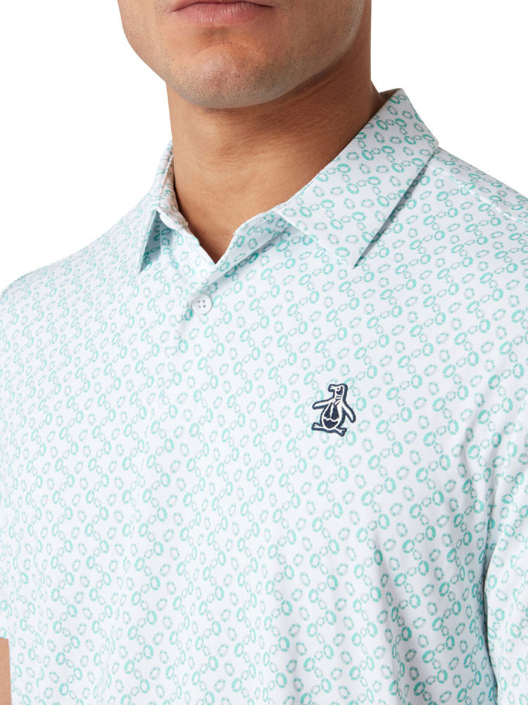 Original Penguin Allover Lifesaver Print Polo