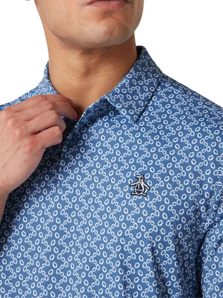 Original Penguin Allover Lifesaver Print Polo