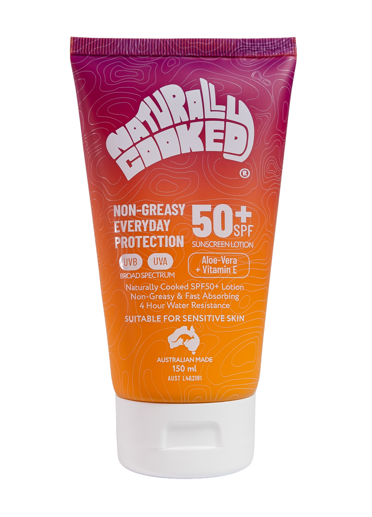 Naturally Cooked SPF50+ 150ml Tube Sunscreen