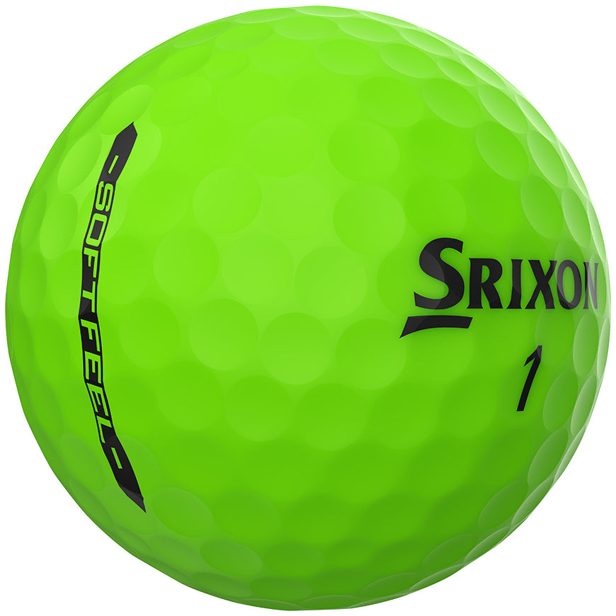 Srixon 2025 Soft Feel 14 12pk Golf Balls - Brite Green