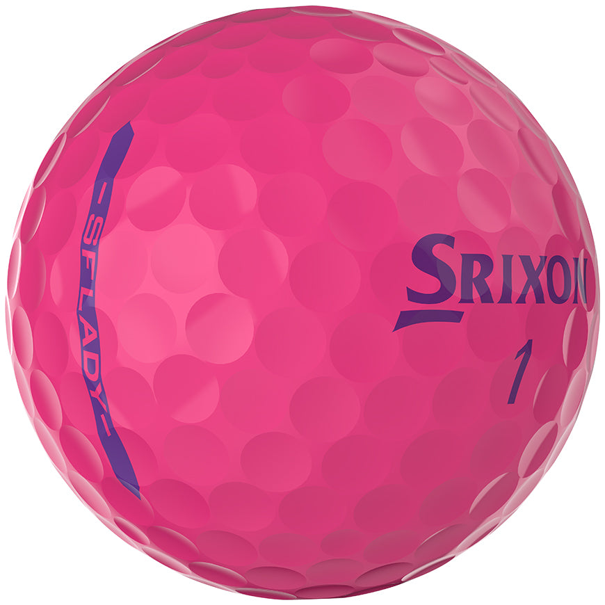 Srixon 2025 Soft Feel Lady 9 12Pk Golf Balls - Pink