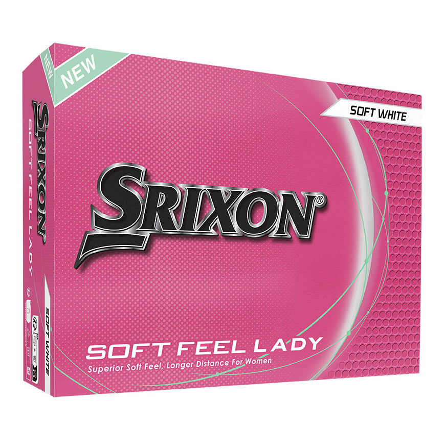 Srixon 2025 Soft Feel Lady 9 12pk Golf Balls - White