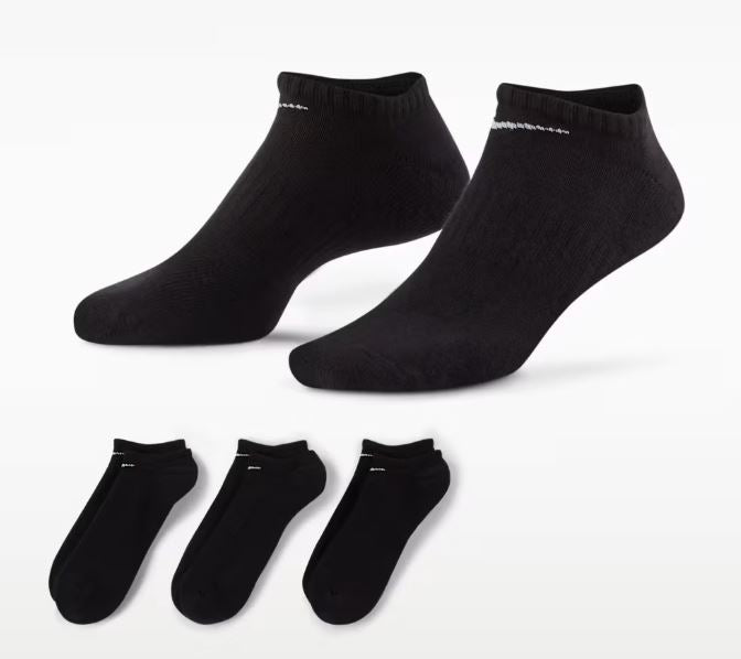 Nike Everyday Cushion No Show Socks - 3 Pack