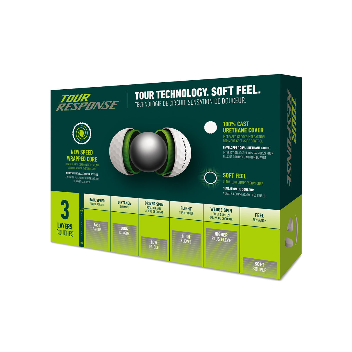 TaylorMade 2025 Tour Response 12pk Golf Balls - White