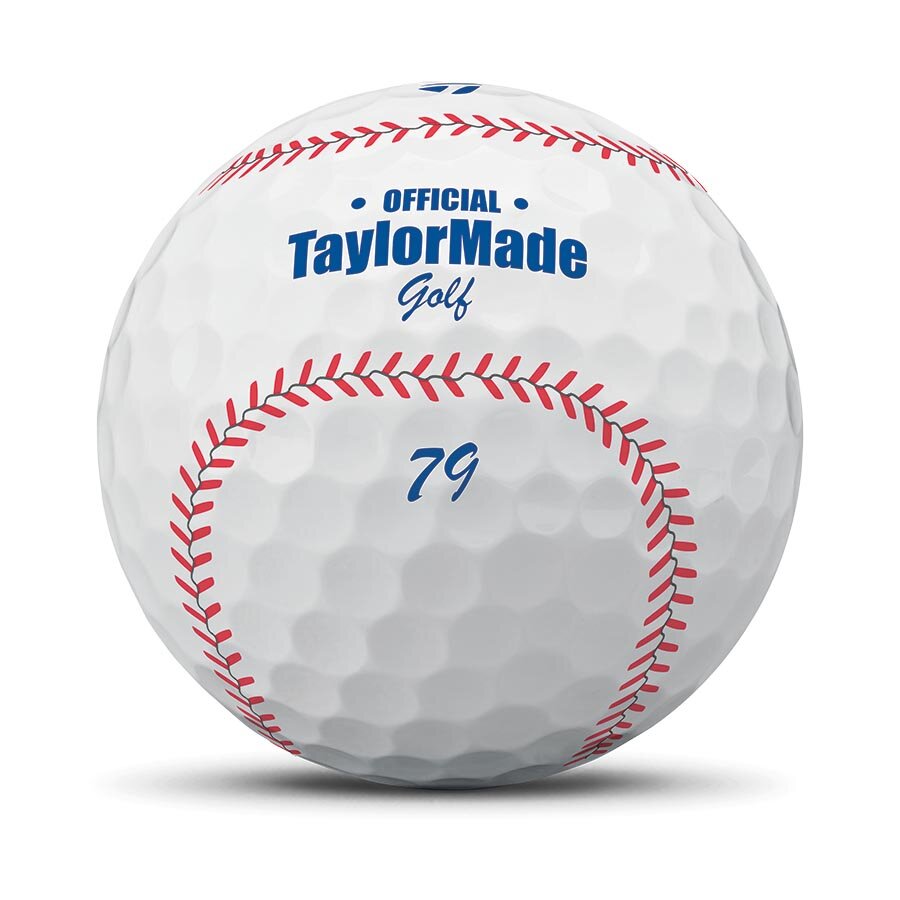 TaylorMade 2026 TP5 PIX Baseball 12PK - White/Red