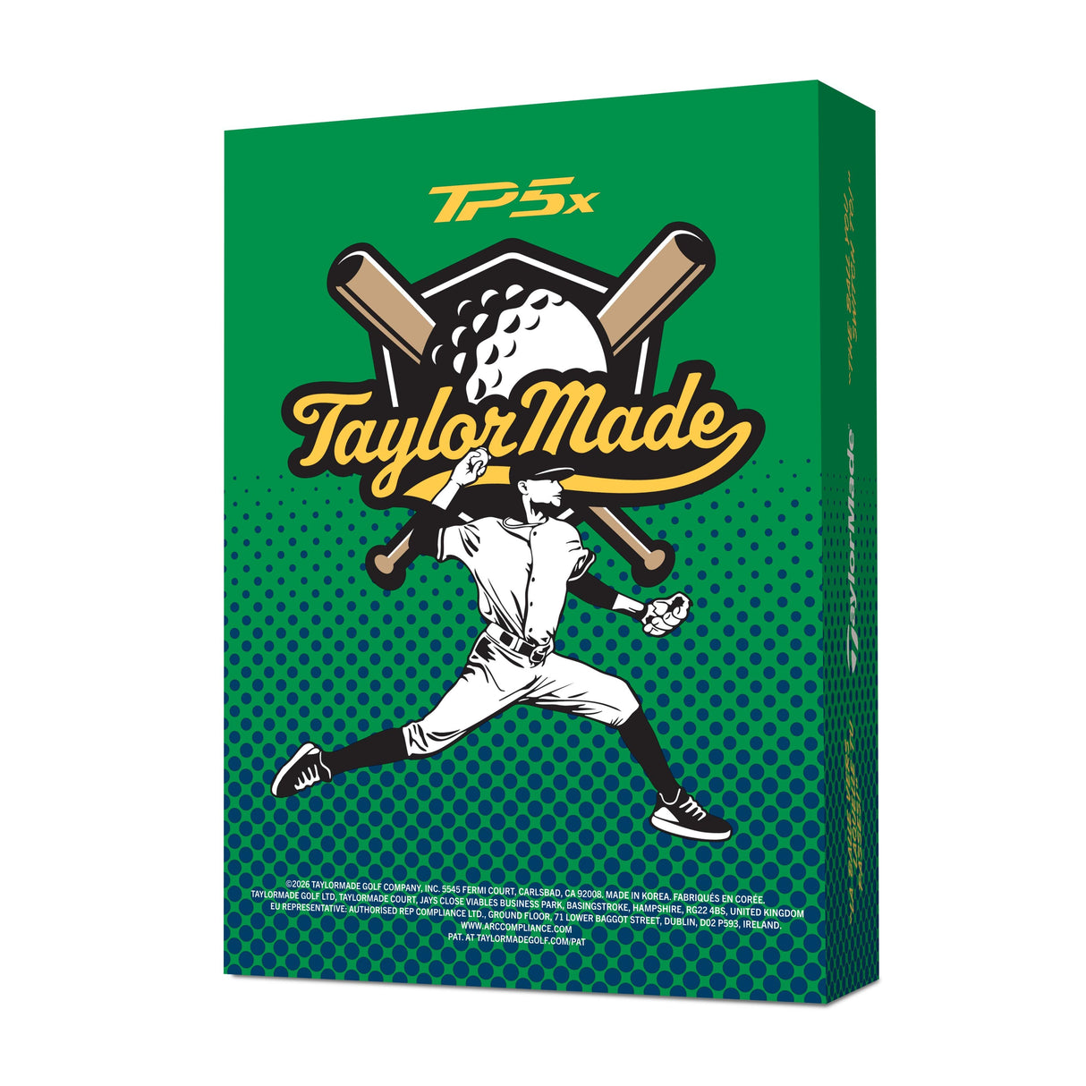 TaylorMade 2026 TP5X PIX Baseball 12PK - White/Red