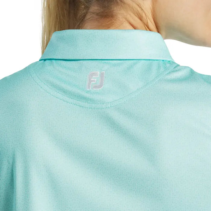 FOOTJOY WOMENS DOT PRINT SLEEVELESS POLO