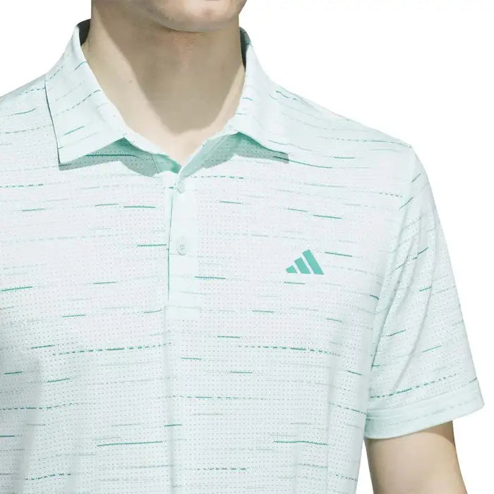 Adidas Ultimate365 Mesh Glimmer Print Polo