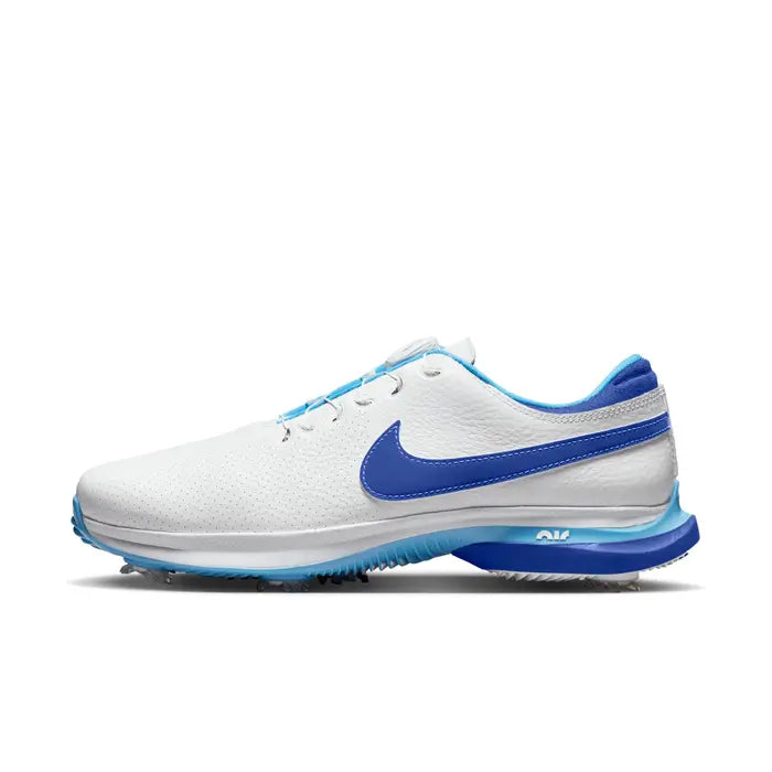 Nike Air Zoom Victory Tour 3 BOA Wide Golf Shoe - White/Hyper Royal/University Blue