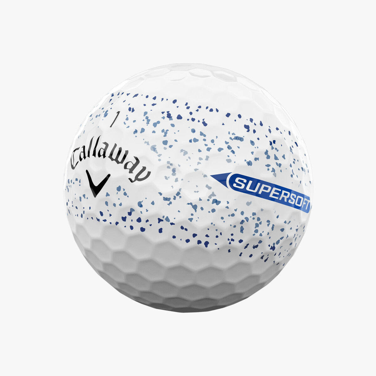 Callaway 2025 Supersoft Golf Balls 12pk - Blue Splatter