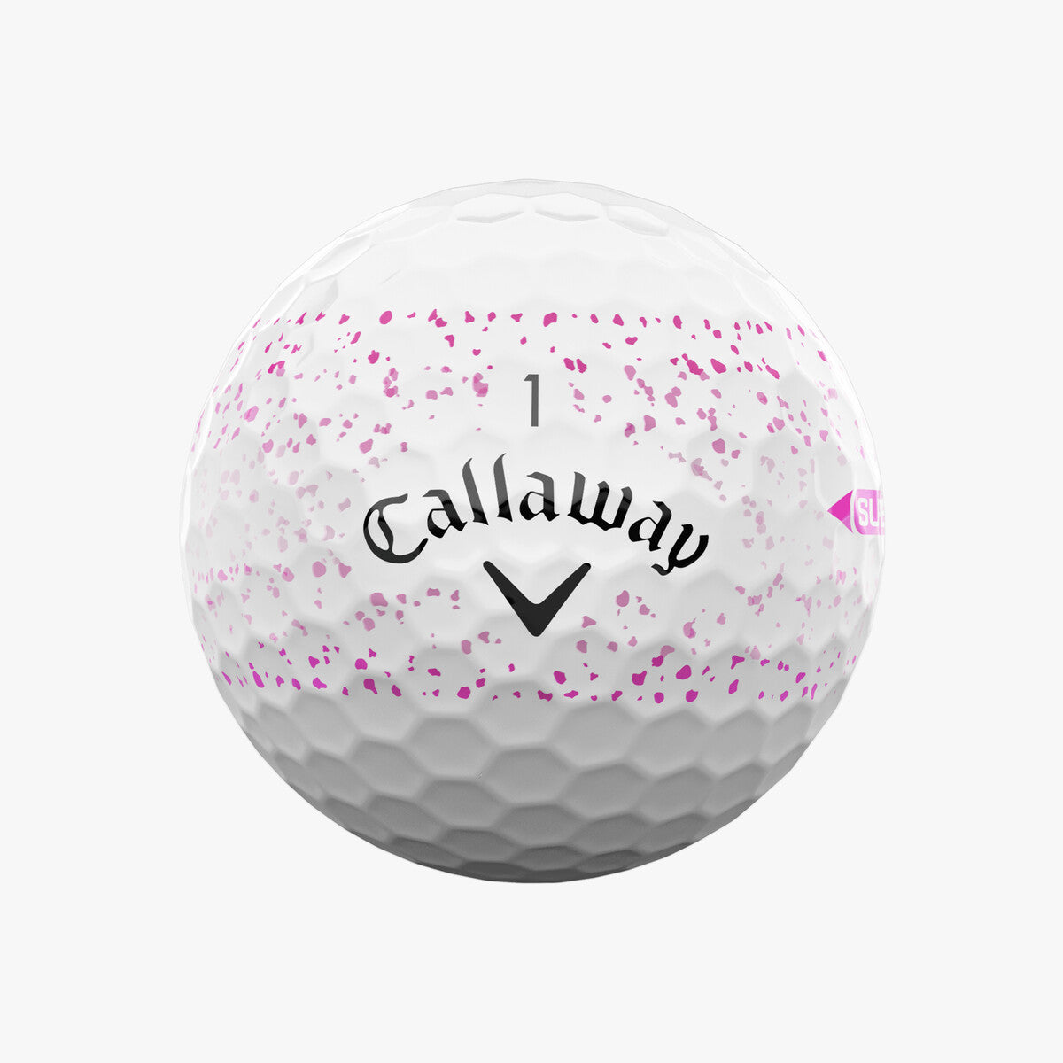 Callaway 2025 Supersoft Golf Balls 12pk - Pink Splatter
