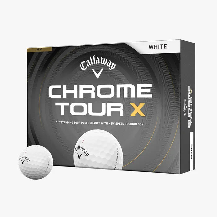 Callaway 2026 Chrome Tour X Golf Balls 12pk - White