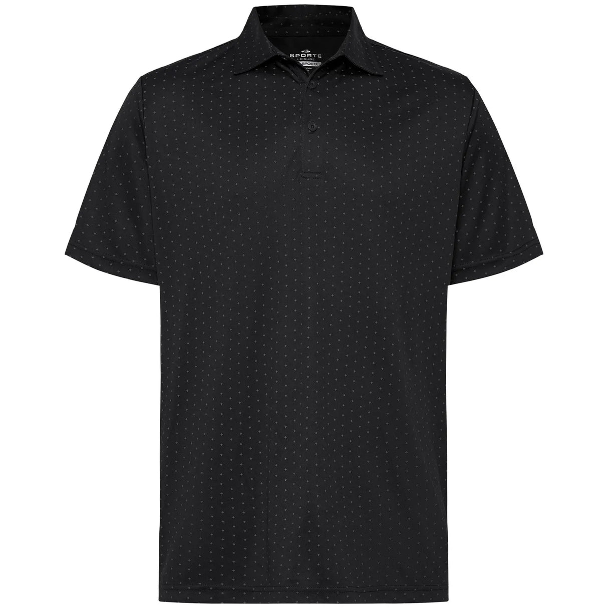 Sporte Leisure Mens Diamond Print Polo