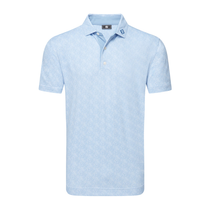 Footjoy Mens Speckle Print Pique Polo