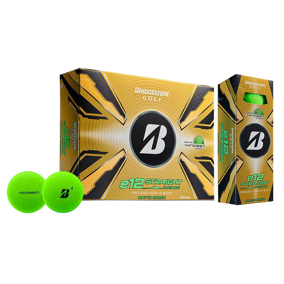 Bridgestone 2025 e12 Straight Golf Balls 12pk - Green