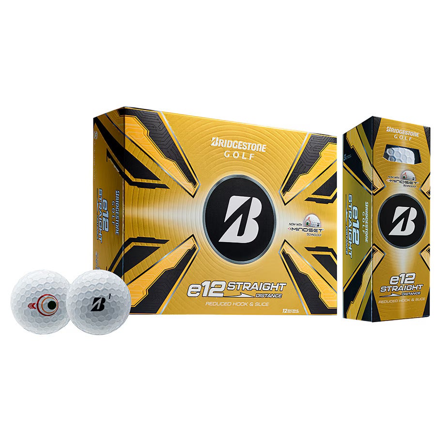 Bridgestone 2025 e12 Straight Golf Balls 12pk - White