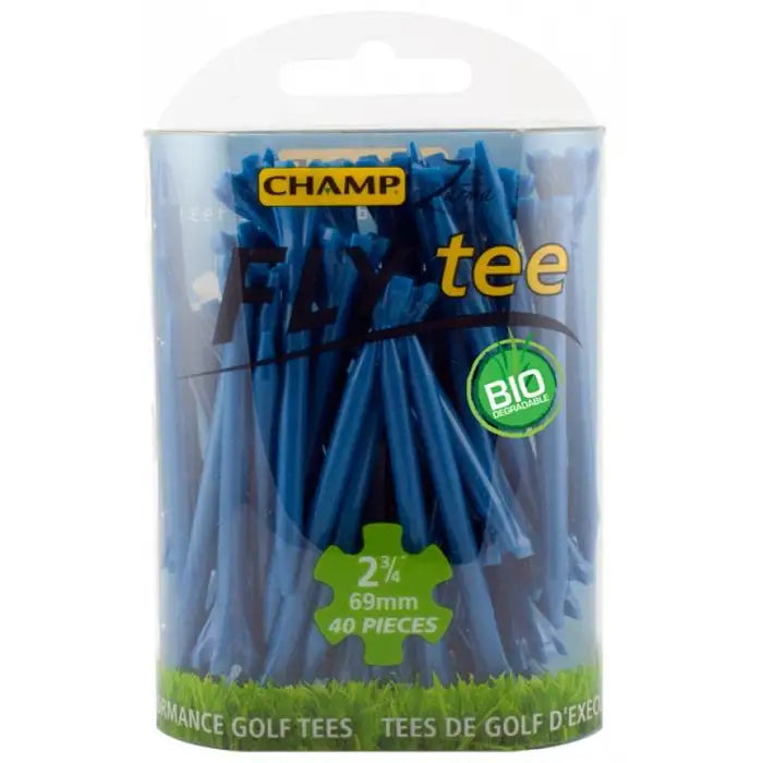 Champ Fly Tee 2 3/4" Golf Tee - Blue 30pk