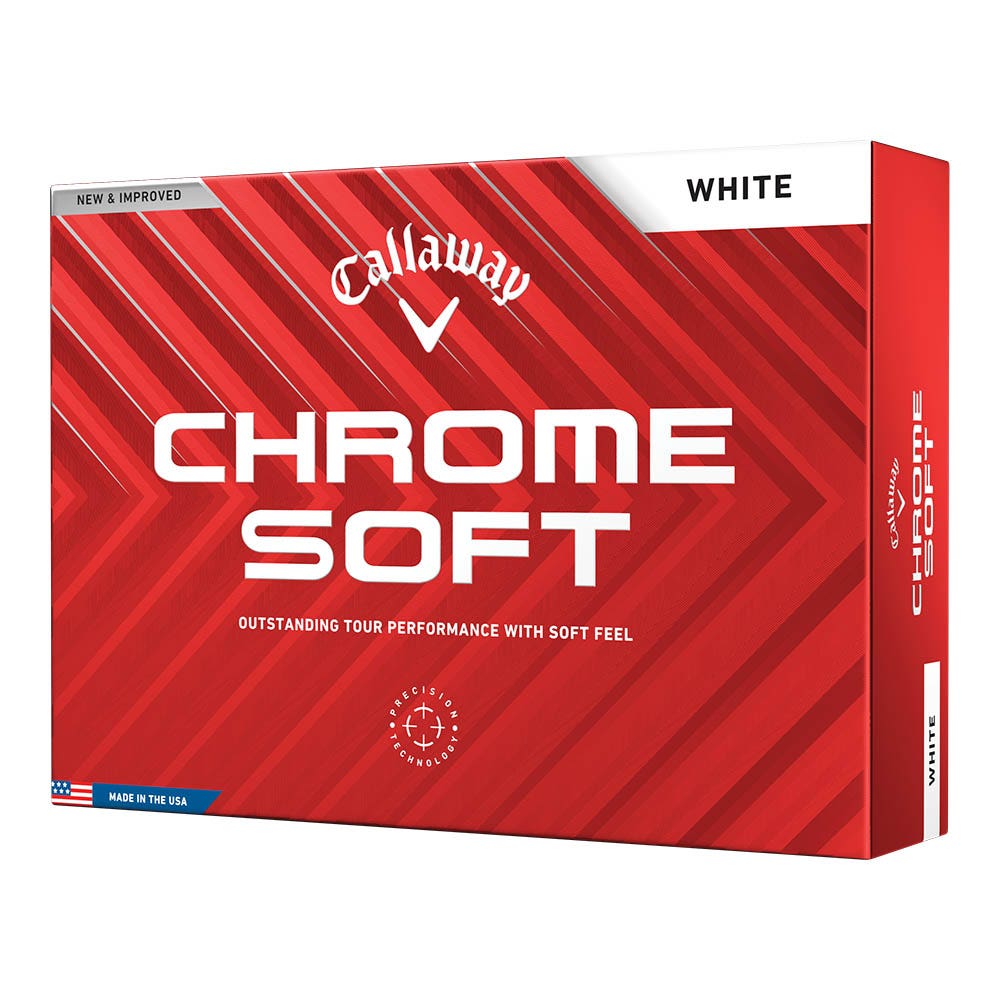 Callaway 2024 Chrome Soft Golf Balls 12pk - White