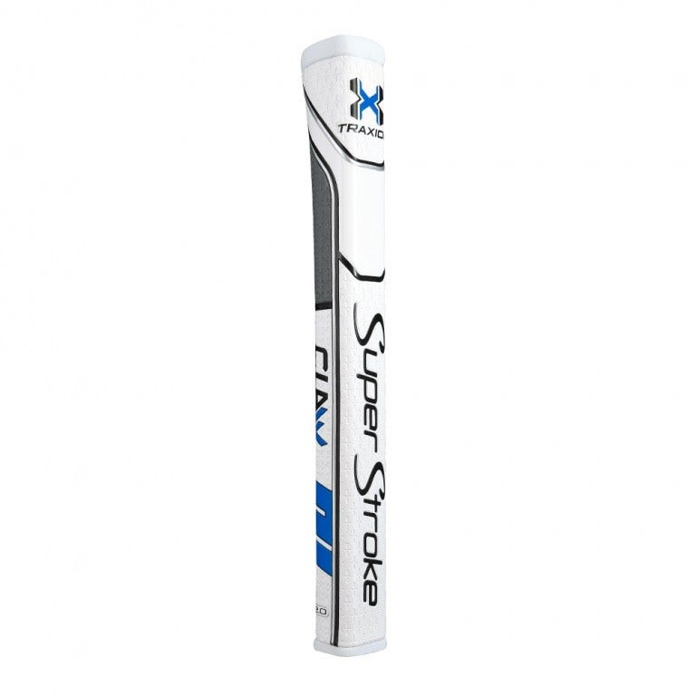 Superstroke Traxion Claw 2.0 Putter Grip - White/Blue/Grey