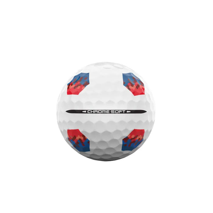Callaway 2026 Chrome Soft Trutrack Golf Balls 12pk - Blue/Red