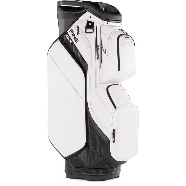 PING DLX 244 Cart Bag - White