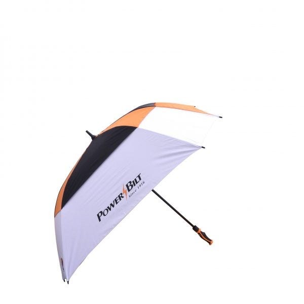 PowerBilt UV 68" Umbrella - Orange/White