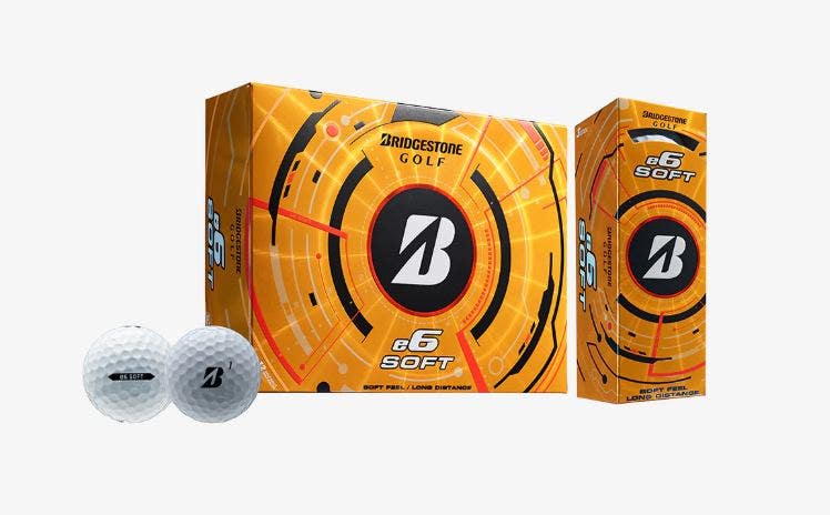 Bridgestone 2025 E6 Soft Golf Balls - White
