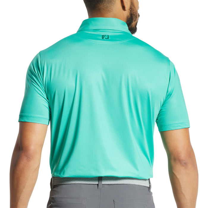 FOOTJOY MENS TONAL DOT PRINT LISLE POLO