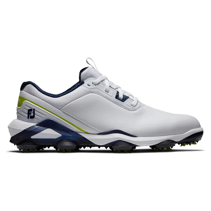 FootJoy 2024 Tour Alpha Golf Shoes - White/Navy/Lime