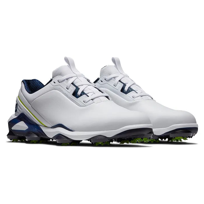 FootJoy 2024 Tour Alpha Golf Shoes - White/Navy/Lime