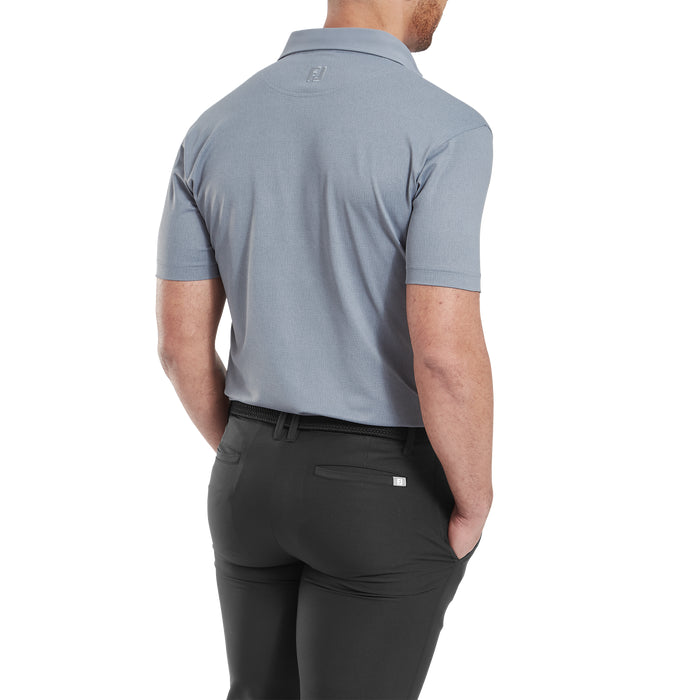 FootJoy Etched Texture Print Lisle Polo