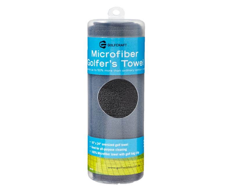 GolfCraft Microfibre Towel - Charcoal
