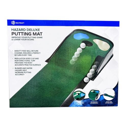 GolfCraft Hazard Deluxe Putting Mat