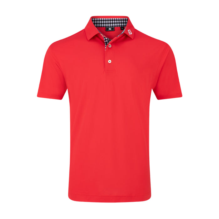 Footjoy Mens Stretch Pique Trim Polo