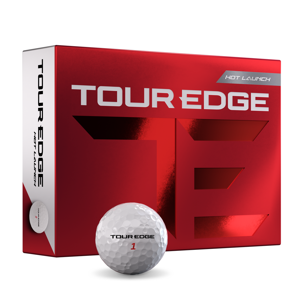 Tour Edge Hot Launch Golf Ball 12pk - White