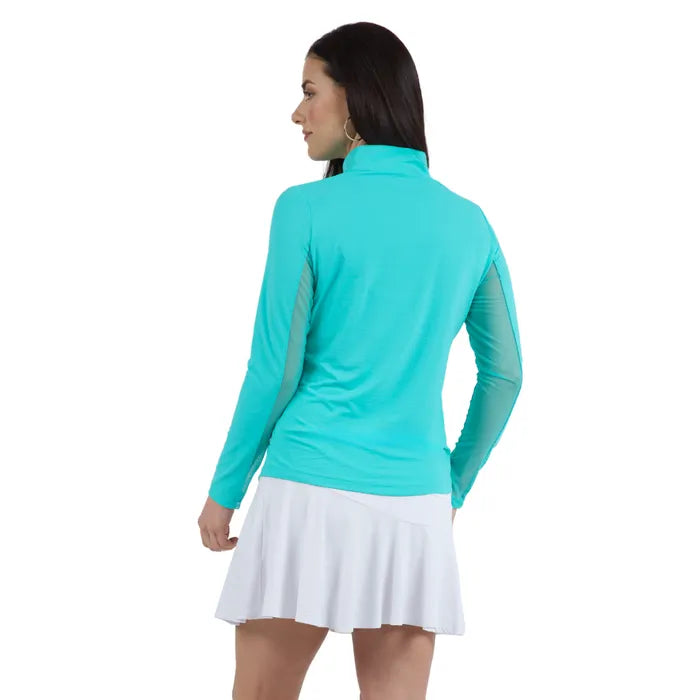 Ibkul Long Sleeve Icefil Solid Mock