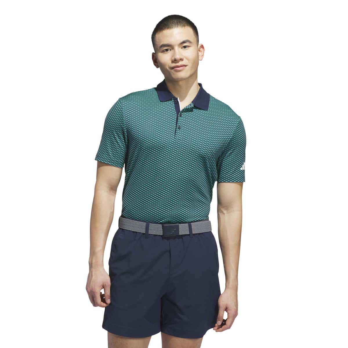 Adidas Beyond The Course Textured Polo - Pure Teal