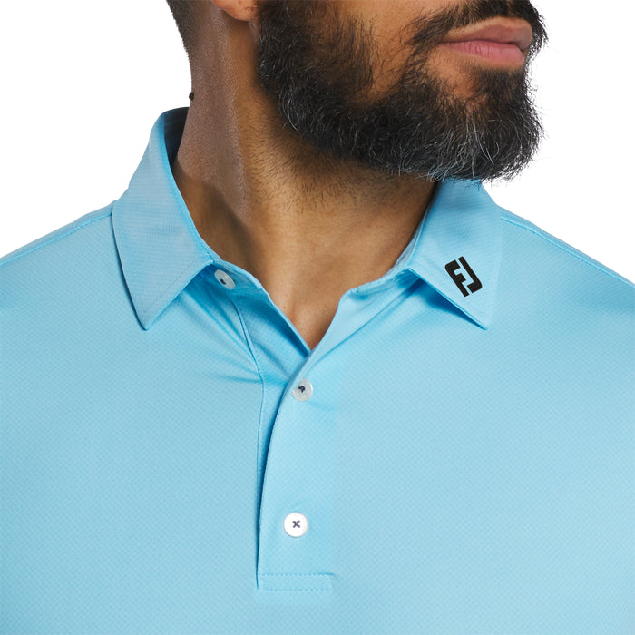 FOOTJOY MENS TONAL DOT PRINT LISLE POLO