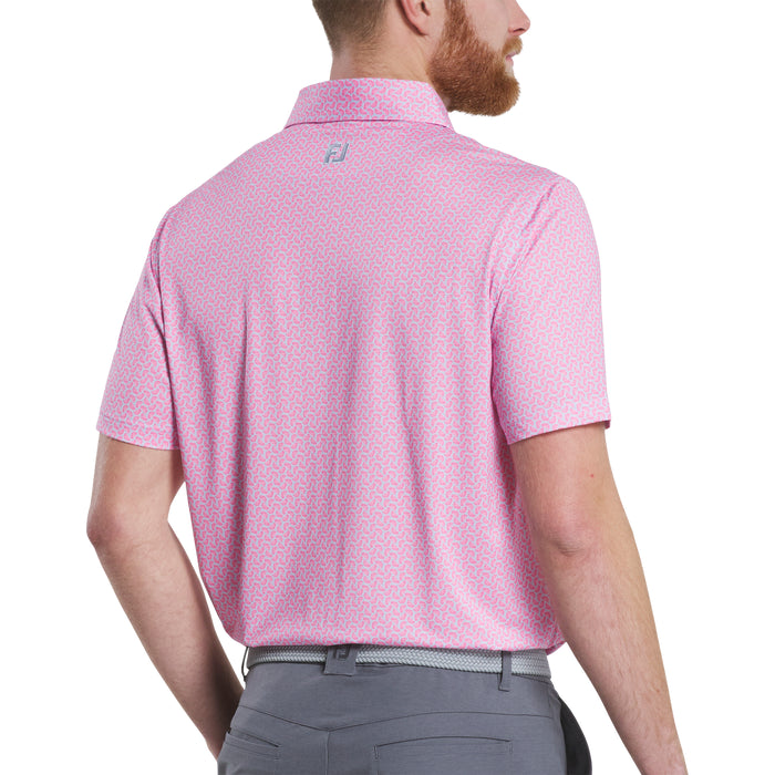 FOOTJOY MENS CITRUS PRINT LISLE POLO