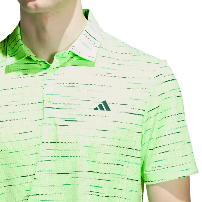 Adidas Ultimate365 Mesh Glimmer Print Polo