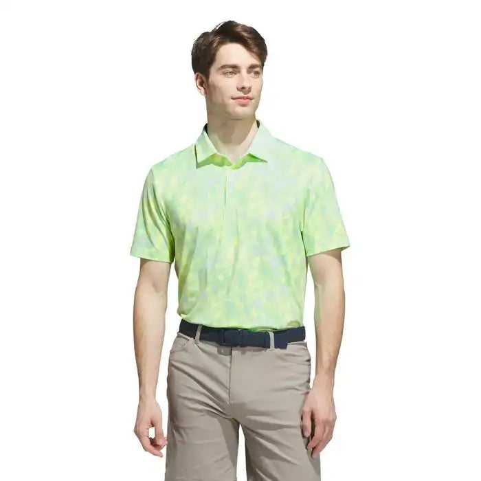 ADIDAS MENS ULTIMATE365 TEXTURED PRINT POLO