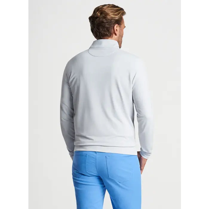 PETER MILLAR MENS PERTH MELANGE 1/4 ZIP